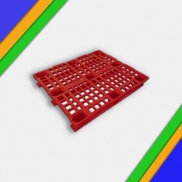 Пластиковый поддон перфорированные с полозьями 1000